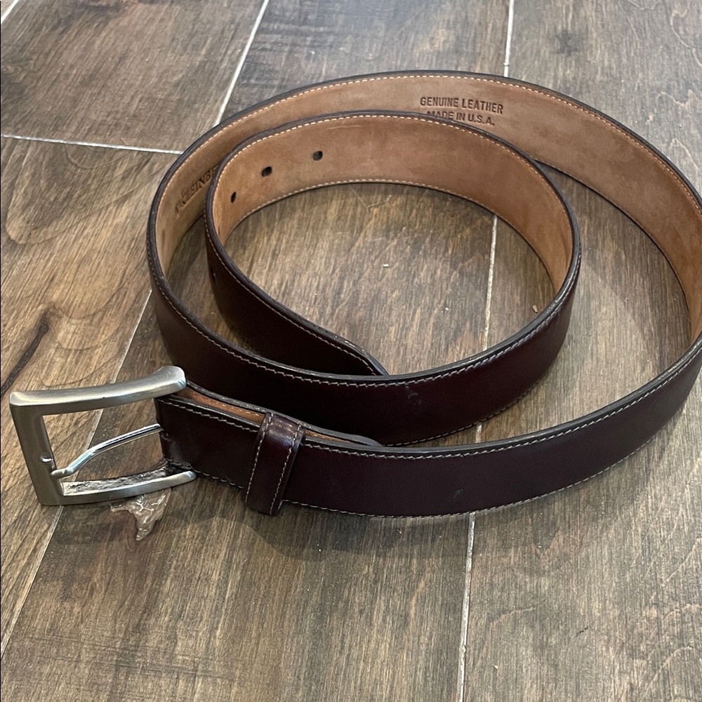 W. Kleinberg Brown Leather Belt